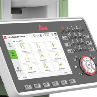 Leica TS20 robot-totalstation med GeoCloud Drive og GeoCloud Protect